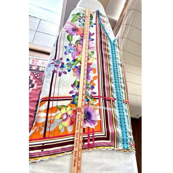 JOHNNY WAS Stellar Silk Poncho - M - Picture 10 of 11